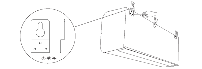 風(fēng)幕機(jī)安裝